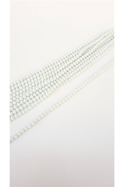 Bride Aksesuar Dünyası Mat bijele kristalne perle 8 mm 1 niz – perle