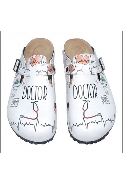 Shoerokee Doctor_2 White - قطع مريح