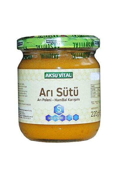 Aksu Vital Arı Sütü Polen Bal Karışımı 18.000 Mg