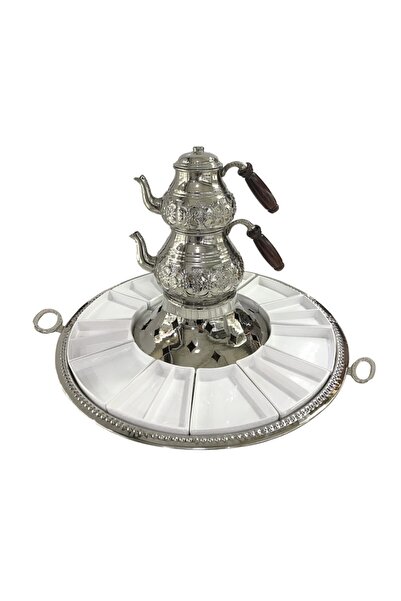 Genel Markalar Ocaklı Bakır Çaydanlıklı Kahvaltı Seti-bb388