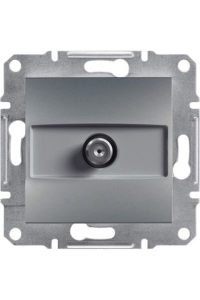 Schneider Electric مقبس شنايدر Asfora Sat - إطار فولاذي 1 ديسيبل، نهاية Eph 3700162