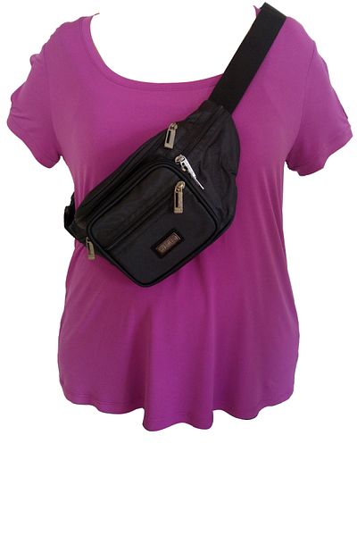 SEVENTEEN Women's Black Waist Bag 3432