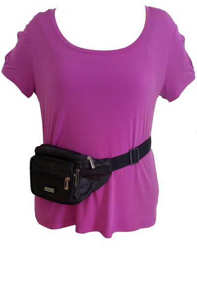 SEVENTEEN Women's Black Waist Bag 3432