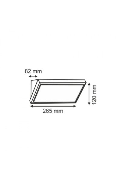 Helios Led Wall Lighting Ip 65 12 W Daylight (91-1211) Hs-5800
