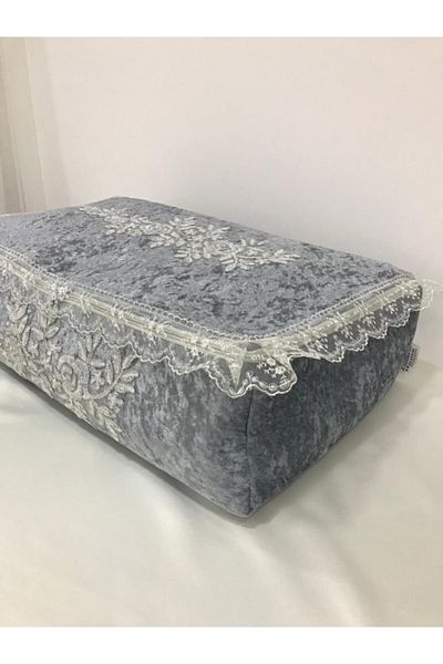Lamazihome Bundle Engagement Saddle Dowry Holder Velvet Saddle Gray 60 cm Width