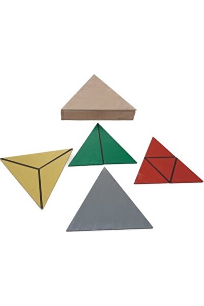 Montessori Gemisi المثلثات البناءة مربع المثلث
