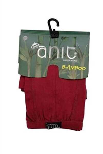 anıt iç giyim أنيت كلاريت بوكسر رجالي أحمر بامبو ليكرا أحمر كلاريت