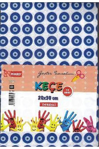 Mikro Micro Patterned Felt 20*30 Cm Pack of 10