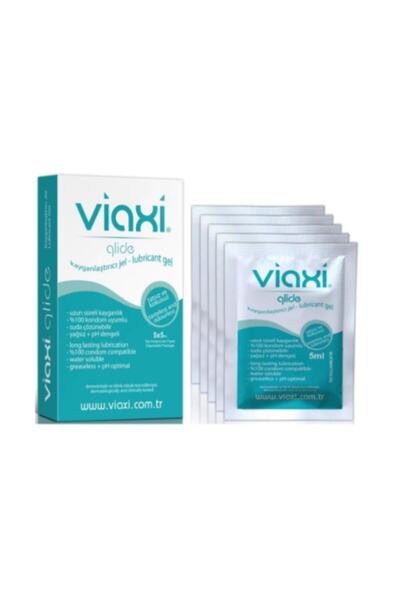 Viaxi Glide Lubricant Gel Naturel 5x5 ml - Kayganlaştırıcı Jel