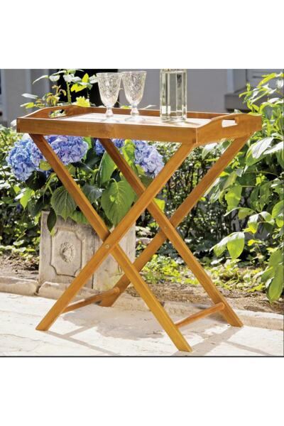 Genel Markalar Ahşap Servis Masası