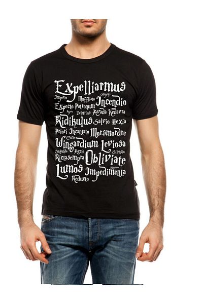 Köstebek Unisex Μαύρο μπλουζάκι Harry Potter Magic