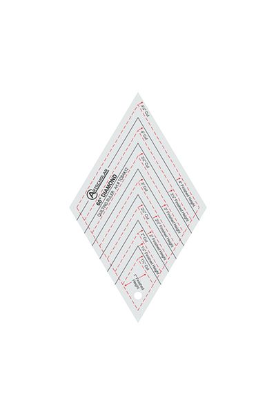 Artscholar Πρότυπο καπιτονέ διαμάντι 60 μοιρών 11 cm tcbak12