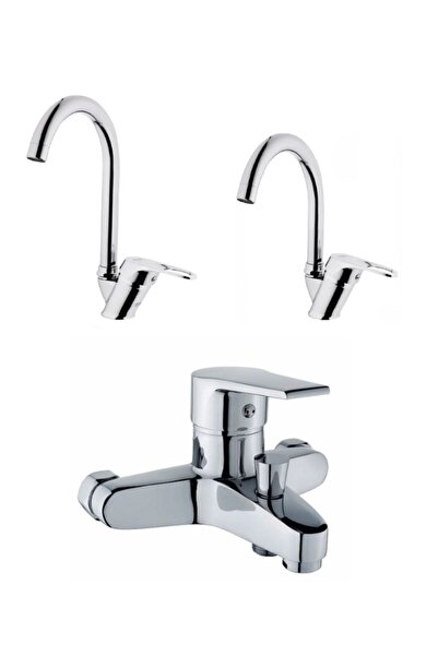 Sardıcı Banyo Bataryası Seti 5 Yıl Garantili Mutfak Bataryası Lavabo Bataryas...