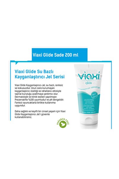 Viaxi Su Bazlı , Renksiz Ve Kokusuz Kayganlaştırıcı Jel 200 Ml