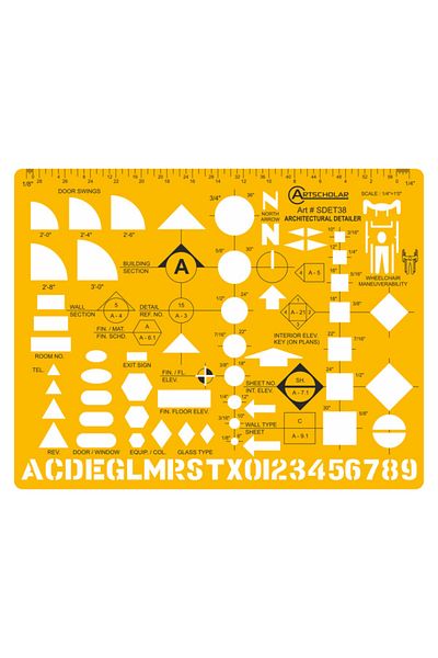 Artscholar Architectural Template - Detail Template (Sdet38)
