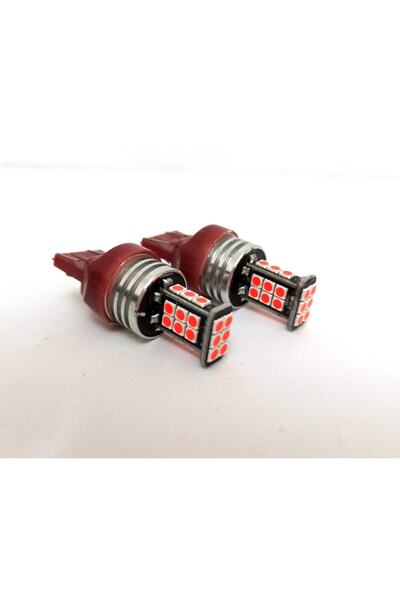FEMEX T20 7440/7443 Tek Duy/çit Duy 3030 Chip 24smd Kırmızı Led Ampul