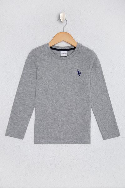 U.S. Polo Assn. Hanorac pentru copii Gri Melange