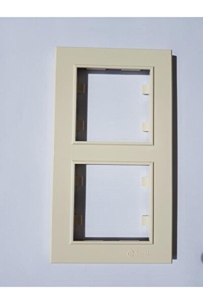 MAKEL Karea Ikili Çerçeve Dikey Krem