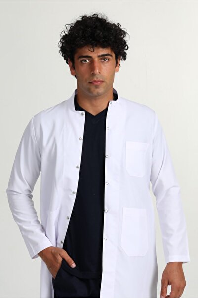 BAŞAK Men's Jacket Boy Judge Collar Doctor Nurse Teacher Apron