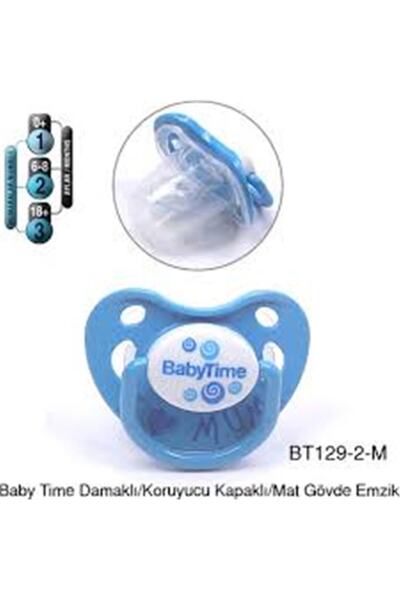 Babytime Palatal Matte Pacifier Bt129-2 Blue
