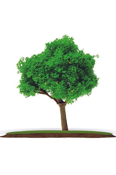 Dytac 2-Piece Model Tree 1:100 Scale 6.5 Cm (va54a-6.5)