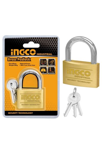 Ingco Dbpl0502 Brass Padlock