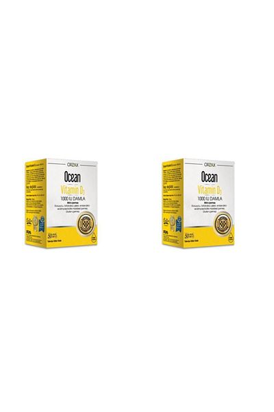 Ocean Vitamin D3 1.000 Iu - 50ml Drops 2 Pack