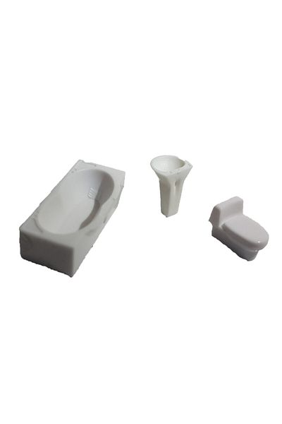 Dytac Model Bathroom Set 1:50 Scale (vım-41)