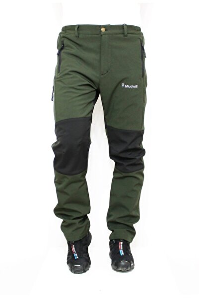 Mudwill Erkek Haki Outdoor Kışlık Softshell Pantolon