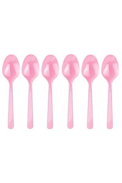 Roll-Up Pink Roll Up Party 25 Pack Spoons