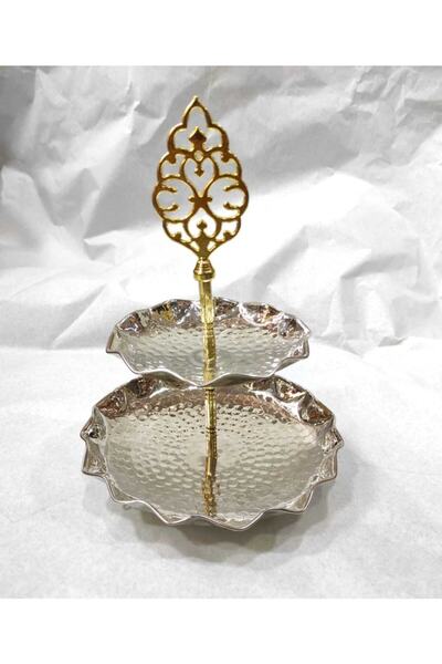 Osmanlı Bakırcılık Çift Katlı Bakır Çerezlik