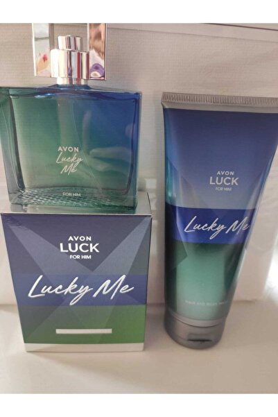 AVON Lucky Me Erkek Edt 75 Vücut Losyonu 150 Ml Ikili Set
