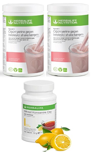 Herbalife 2 Adet Ahududu Beyaz Çikolatalı - 1 Adet 50 gr Limon Aromalı Çay