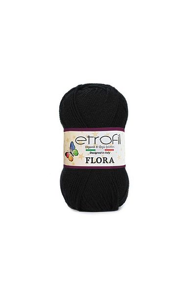 Etrofil Flora Booties Πλεκτά Χέρι - 70968 Μαύρο