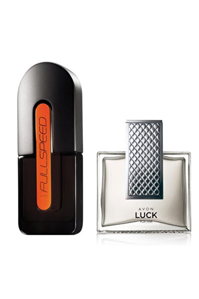 AVON Edt 75 ml Full Speed ve Edt 75 ml Luck Erkek Parfümü 5000PARFUM00024 2'l...