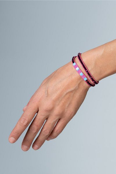 Eva Takı Miyuki Tila Colorful Jewelled Bracelet