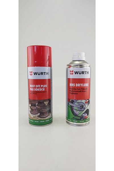 Würth Pas Sökücü 400 ml Ve Drylube Kuru Zincir Yağlama Sprey 400 ml Set