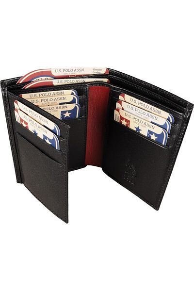 U.S. Polo Assn. Мъжки черен портфейл U.S. Polo Assn. - Plcz8384