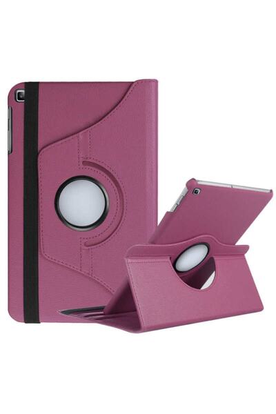 Nezih Case Samsung Samsung Tab A 8.0 (2019) T290 Dönebilen Standlı Kılıf Mor
