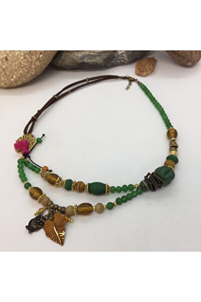 Porsuk Alternatif سلسال أخضر بوهيمي أصيل مصنوع يدوياً على الطراز البوهيمي الأصيل