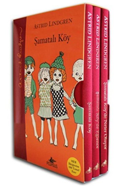 Pegasus Yayınları Şamatalı Köy Serisi Özel Kutulu Set (Ciltli 3 Kitap) - Astrid Lindgren