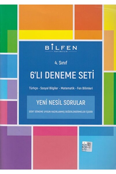 Bilfen Yayıncılık 4. Sınıf 6'lı Deneme Seti / Kolektif / Bilfen Yayıncılık / 9786057788580