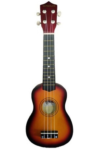 gonzales Xu2101 4 String Sunburst Soprano Shoes - Gift Sunset