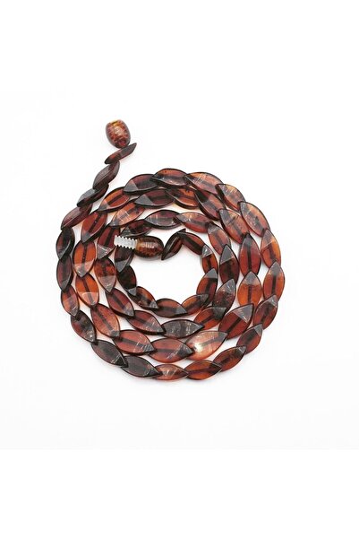 GAGO Doğal Taş Damla Kehribar Kolye