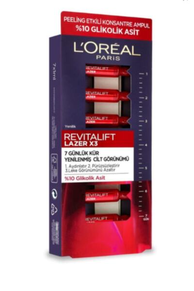 L'Oreal Paris لمبة ريفيتاليفت ليزر X3 المركزة لمدة سبعة أيام