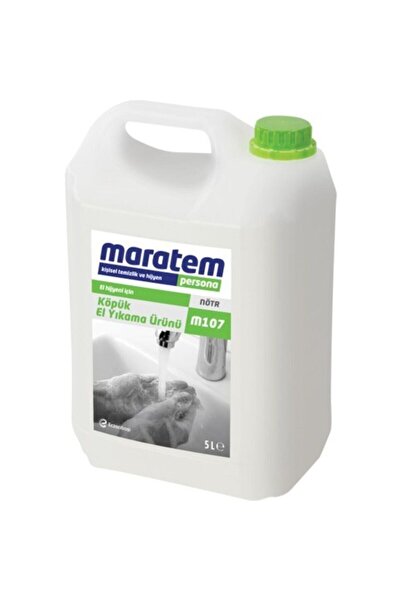 Maratem M107 Köpük Sıvı El Yıkama Ürünü 5 L