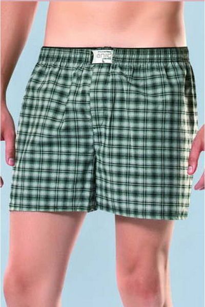 Anıt Men's Green Poplin Boxer 1118 3 Pack