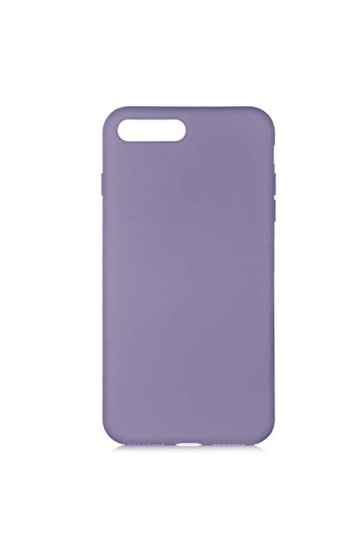Nezih Case Apple Iphone 8 Plus Soft Silikon Kılıf (kadife Iç Yüzey) Mor