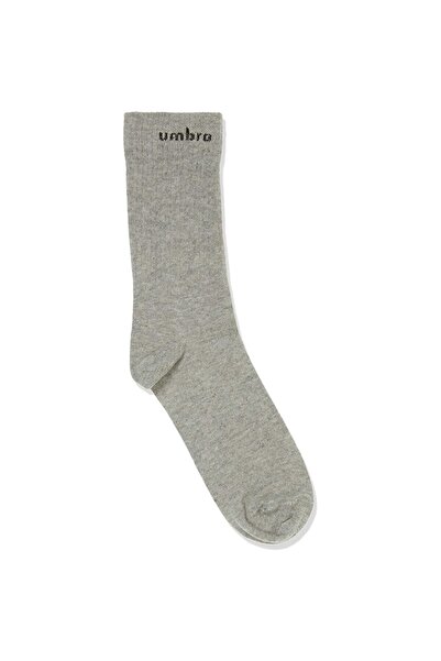 UMBRO Unisex Gray Towel Socks (Tk0010-11)