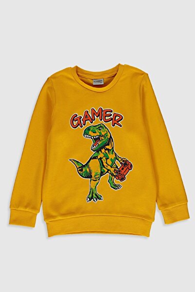 LC Waikiki Erkek Çocuk Orta Sarı Fx3 T-Shirt